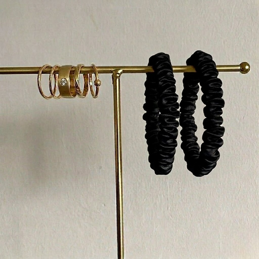 Silk Skinny Scrunchies